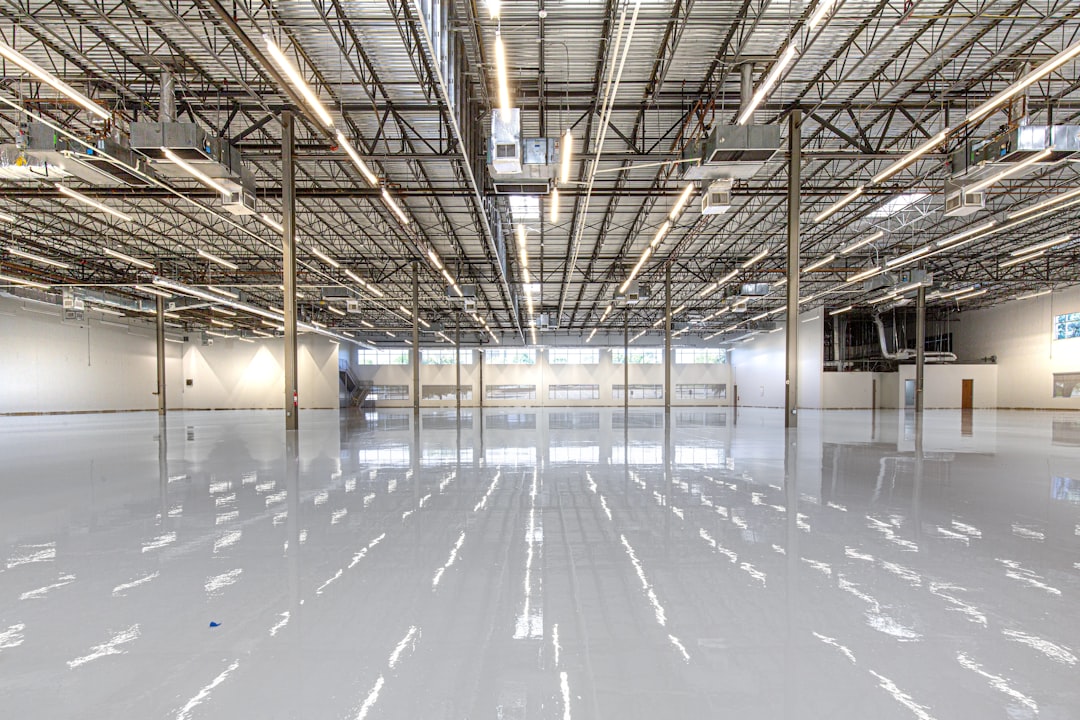 Metallic epoxy floor installation in Allen, TX